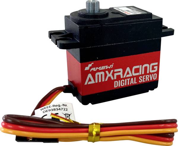 Amewi standardní servo AMXRacing 6208MG Digital digitální servo Materiál převodovky: kov Zásuvný systém: JR