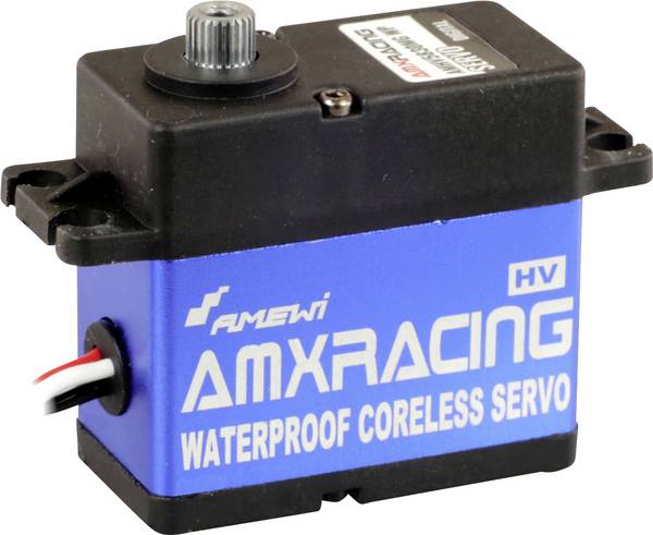 Amewi standardní servo AMXRacing AMHV5830MG WP analogové servo Materiál převodovky: kov Zásuvný systém: JR