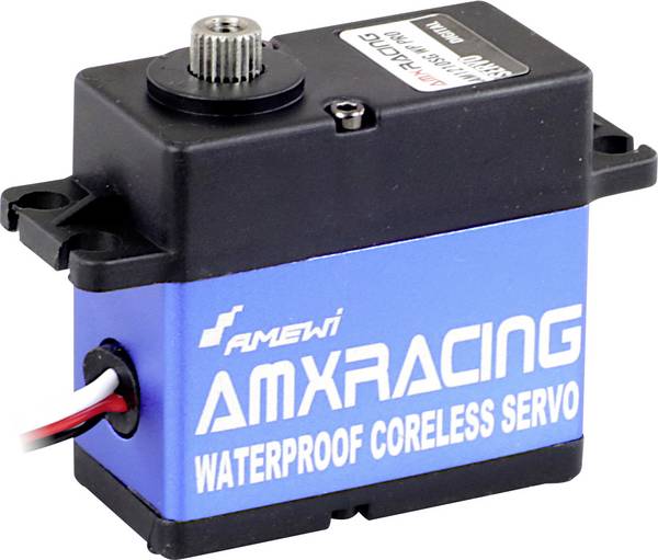 Amewi standardní servo AMXRacing AM1210SG WP PRO analogové servo Materiál převodovky: ocel Zásuvný systém: JR
