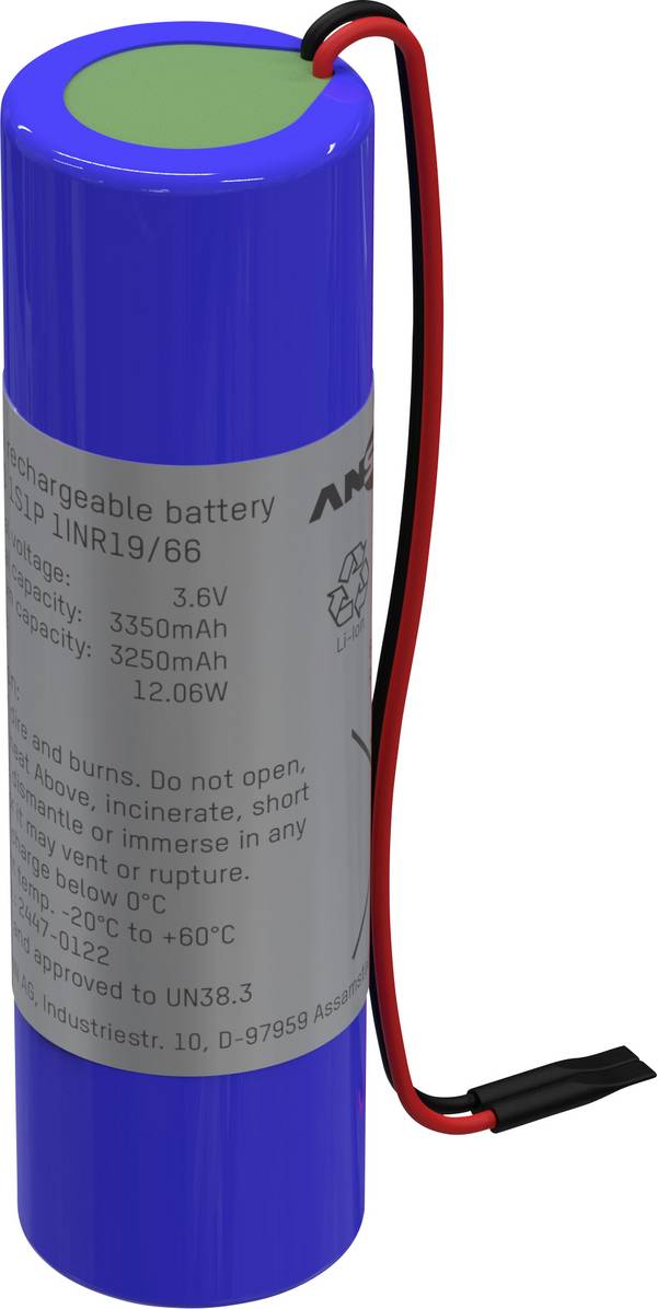 Ansmann  speciální akumulátor 18650 s kabelem Li-Ion 3.6 V 3350 mAh 1 ks