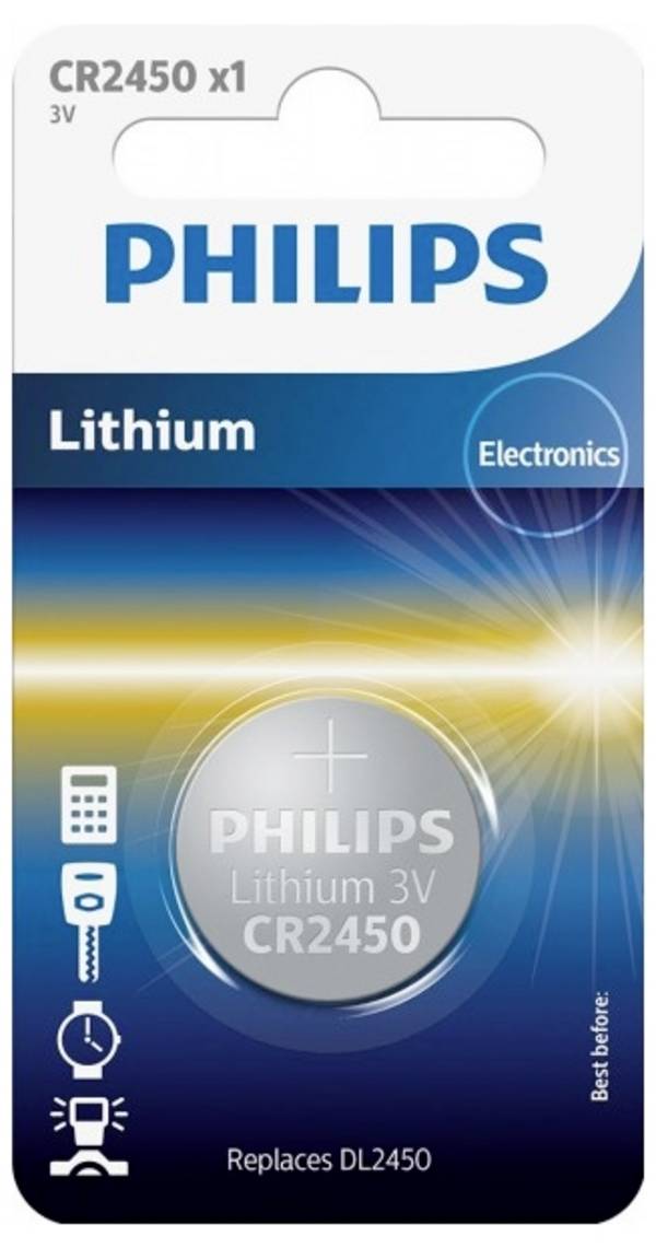 Philips knoflíkový článek CR 2450 3 V 1 ks  lithiová Minicells