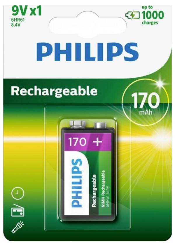 Philips HR22 akumulátor 9 V Ni-MH 170 mAh 8.4 V 1 ks