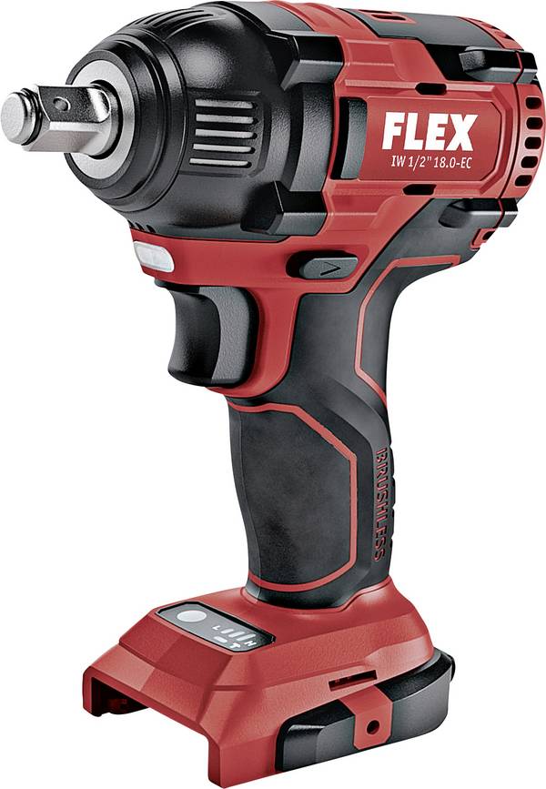 Flex IW 1/2"18.0-EC C, 491268 aku rázový utahovák, 250 Nm, 2.5 Ah, 5 Ah, 8 Ah, bez akumulátoru