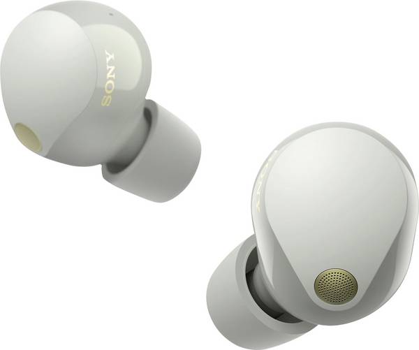 Sony WF-1000XM5  špuntová sluchátka (In Ear) Bluetooth® stereo stříbrná Potlačení hluku odolná vůči vodě Hi-Fi
