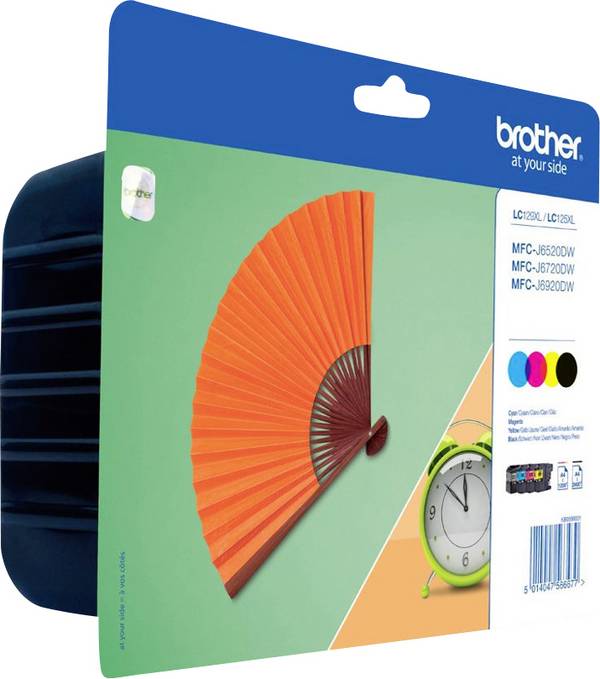 Brother Ink LC129XL originál kombinované balení černá, azurová, purppurová, žlutá LC129XLVALBP