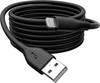 Digitus Nabíjecí kabel USB USB 2.0 USB-A zástrčka, Apple Lightning konektor 0.50 m černá flexibilní provedení, flexibilní provedení, s USB, silikonový, Vynikající odolnost proti stárnutí, flexibilní vnitřní vodič, Dobrá odolnost při střídavém ohýbání, S průchodkou chránící proti zlomení, S pryžovou průchodkou, stíněný, kompletní stínění, kulatý AK-600108-005-S