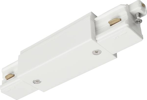 Deko Light 720012 D One vysokonapěť. komponent lištových systémů  rovná spojka Jednodílná sada  bílá