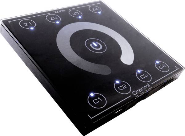 Deko Light DMX Wandcontroller Touch 16C Nástěnné ovládání 86 mm 86 mm 17.4 mm