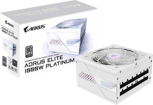 Gigabyte AORUS ELITE P1000W 80+ Platinm PC síťový zdroj  1000 W ATX 80 PLUS® Platinum