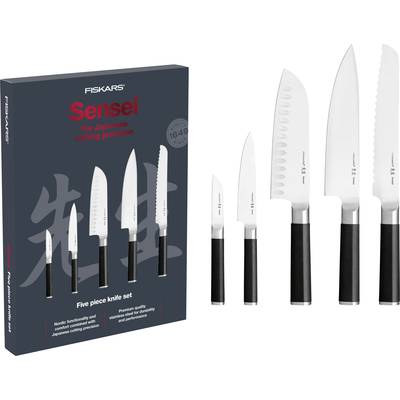 Sada nožů Sensei, 5 ks Fiskars 1025845 Kuchařský nůž 1 ks