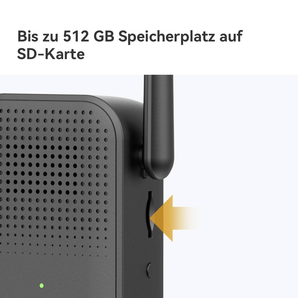 Až 512 GB úložného prostoru na SD kartě