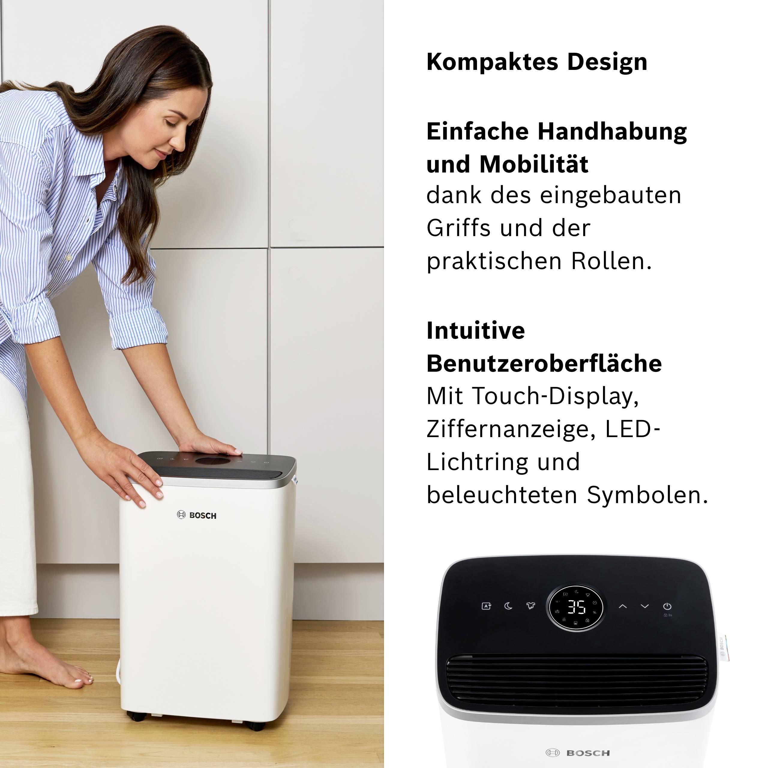 Bosch Home Comfort Dry 4000 odvlhčovač vzduchu, 7733703558, 75 m³, bílá-10