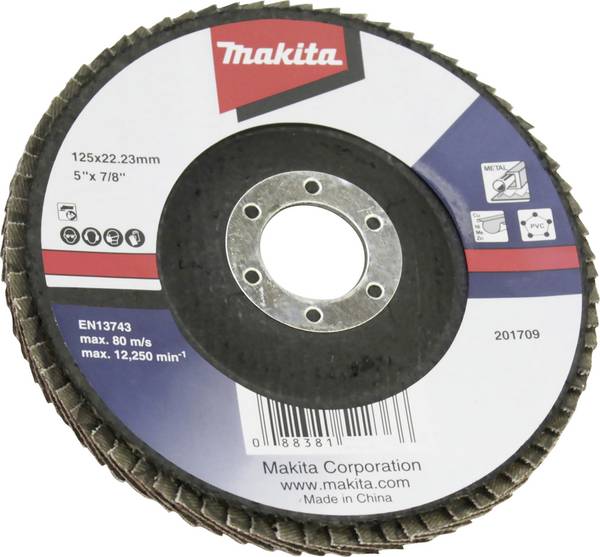 Makita D-63482 lamelový kotouč Průměr 125 mm Zrnitost=60 1 ks