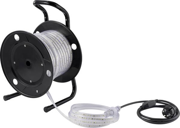 Sygonix  SY-6700426 LED pásek  konektor 230 V/AC 25 m studená bílá  1 ks
