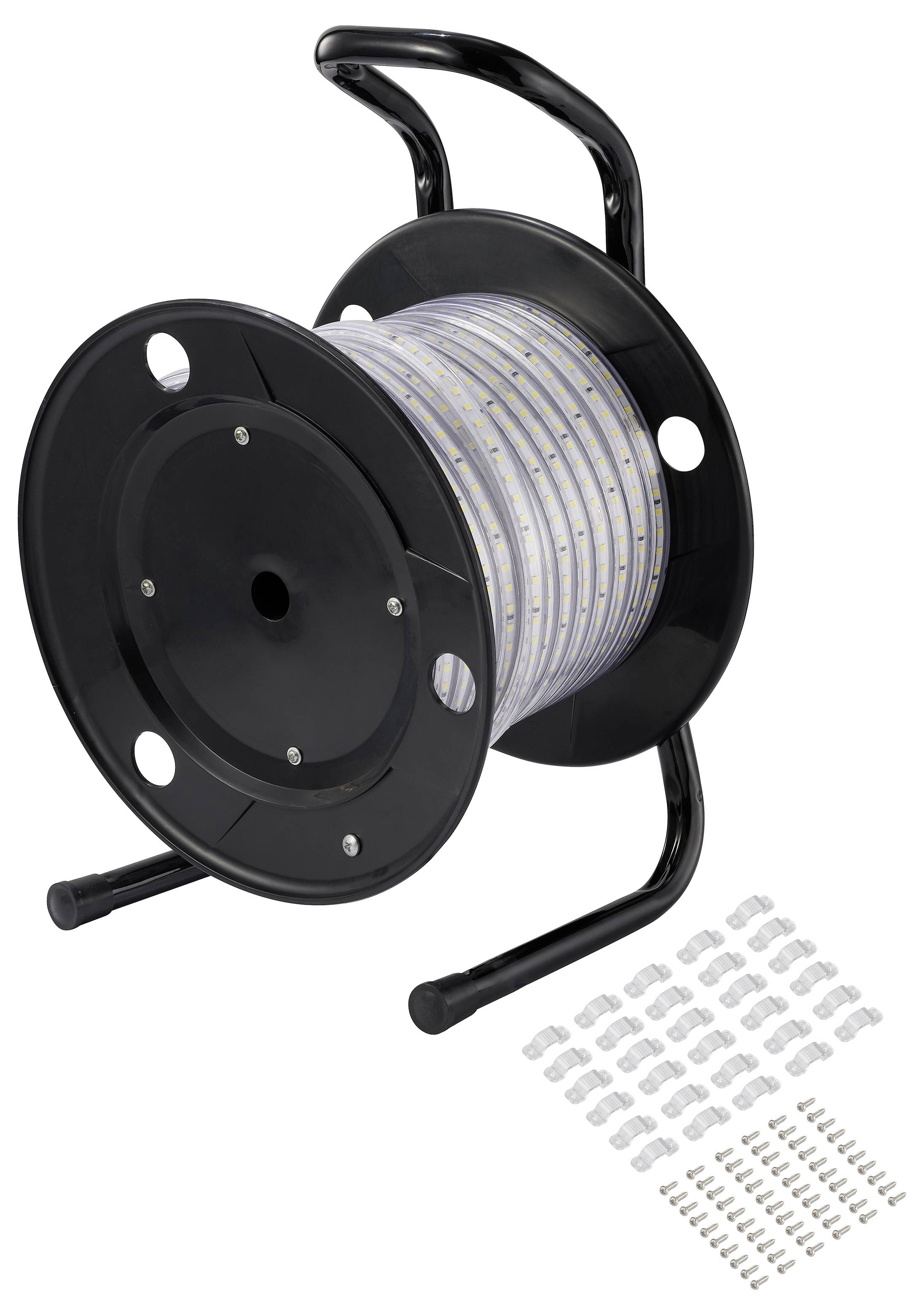 Sygonix SY-6700426 LED pásek konektor 230 V/AC 25 m studená bílá 1 ks-4