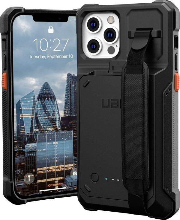Urban Armor Gear Gear Workflow zadní kryt na akumulátor Apple iPhone 15 černá 1552552, integrovaný akumulátor, S poutkem na ruku 114028BW4040
