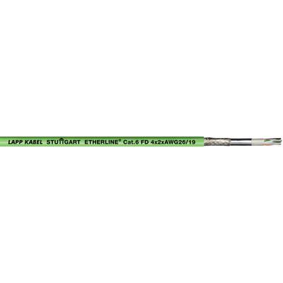 Na zeleném elektrickém kabelu je vytištěno: 'Ölflex Stuttgart Eternaline Co ltd 4G2.5mm²6181XY'