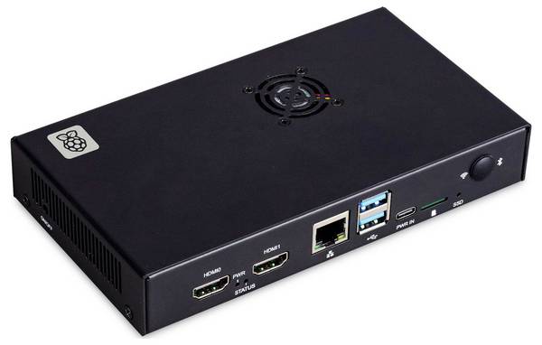 Raspberry Pi®  SBC skříň Vhodné pro (vývojové sady): Raspberry Pi® včetně aktivního chladiče černá