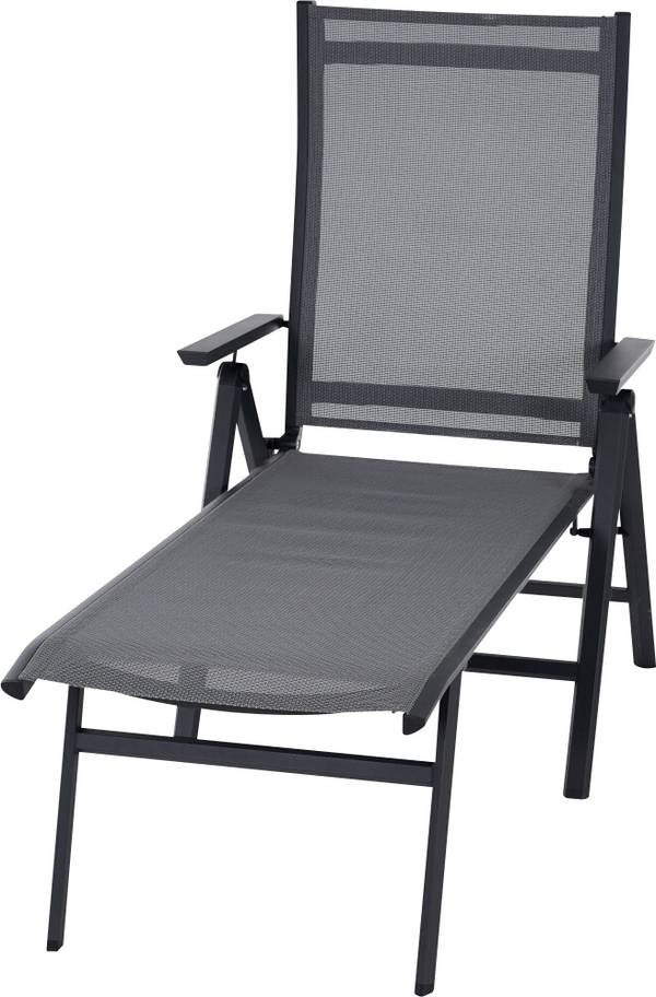 Siena Garden Tauro S83267 Skládací lehátko hliník antracit (matný), šedá