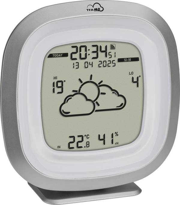 TFA Dostmann TFA.me ID-03 35.8101.54 internetová meteostanice Předpověď pro 4 dny Počet senzorů (max.) 5