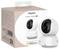 Bílá bezpečnostní kamera 'Aqara Camera E1' zobrazená vedle svého obalu, kompatibilní s Apple Home.