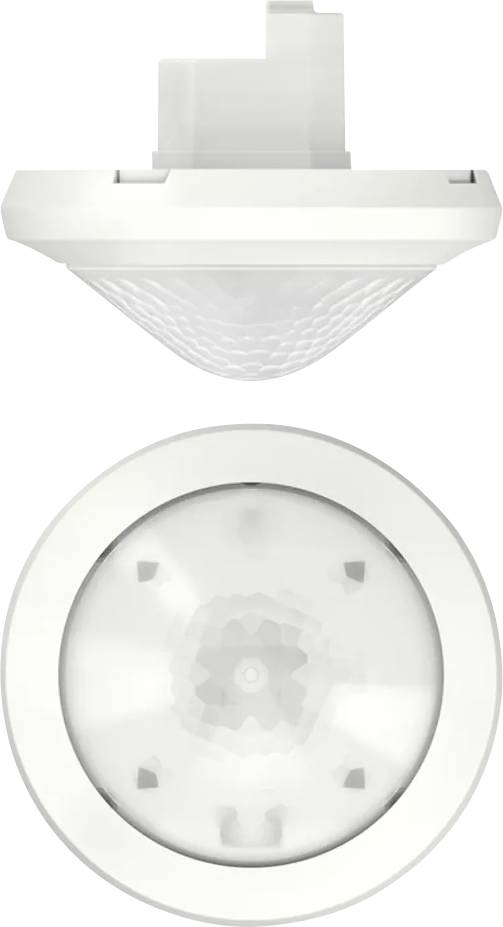 Obrázek dvou stropních svítidel s průhlednou kopulí a fazetovaným vnitřním designem, které navozují moderní a minimalistický vzhled.