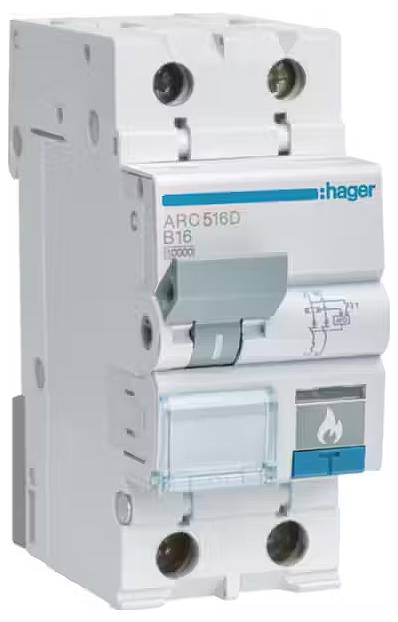 Hager ARC510D požární spínač 2pólový 10 A