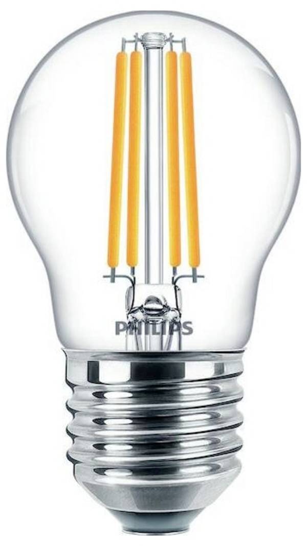 Philips 34766300 žárovka Energetická třída (EEK2021) E (A - G) E27 klasická žárovka 6.5 W = 60 W teplá bílá (Ø x v) 45 mm x 78 mm nestmívatelné 1 ks