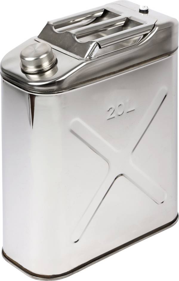 Berger & Schröter 116256 UN20L kanystr na palivo 20 l nerezová ocel