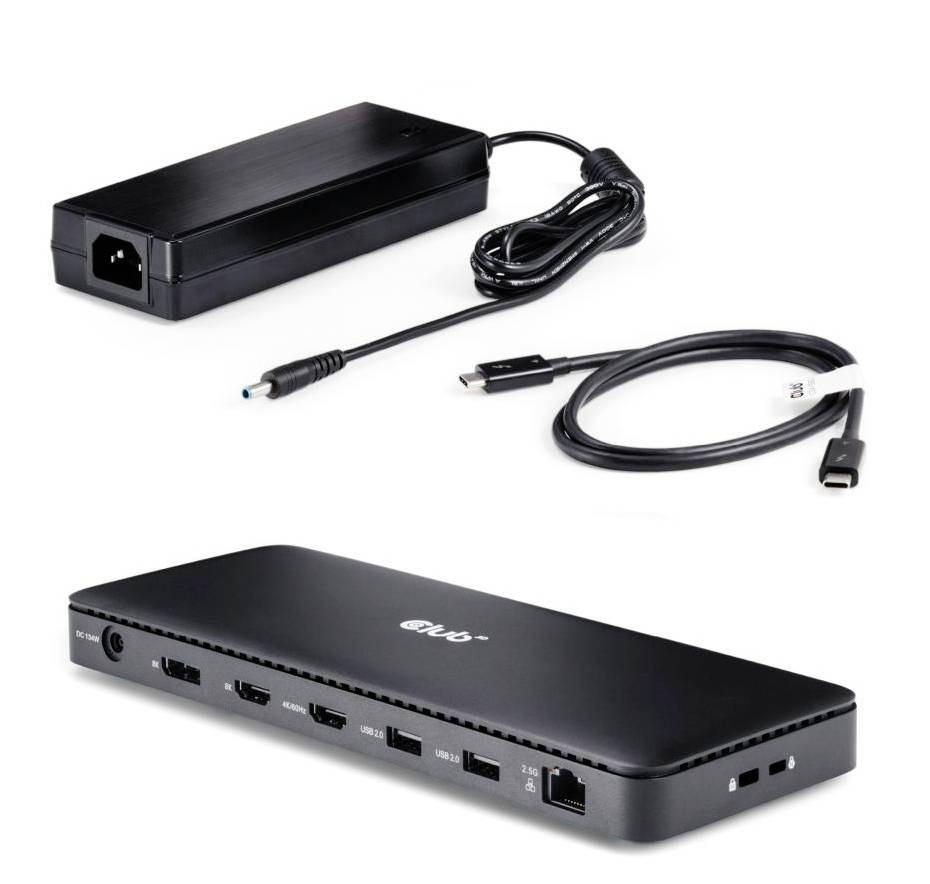 club3D Dokovací stanice pro notebook Thunderbolt™ 4 CSV-1582-2