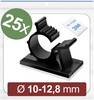 Quadrios 24CA451 úchytka samolepicí 24CA451 Průměr kabelového svazku (rozsah) 10 do 12.8 mm černá 25 ks