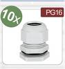 Quadrios 24CA395 kabelová průchodka PG16 polyamid šedá 10 ks