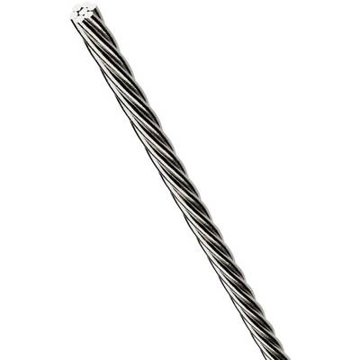 Silné, spirálovitě spletené kovové lano, které symbolizuje sílu a stabilitu. Je umístěno šikmo v obraze.