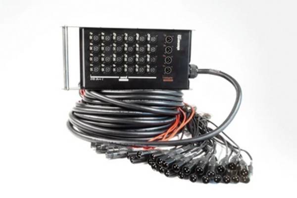 Cordial EYB 24-4 C 30 stagebox 30 m počet vstupů:4 x Počet výstupů:24 x