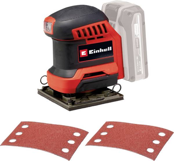 Einhell Power X-Change  TE-OS 18/113 Li - Solo akumulátorová delta bruska, bez akumulátoru, bez nabíječky, vč. příslušenství, 18 V, 4460731