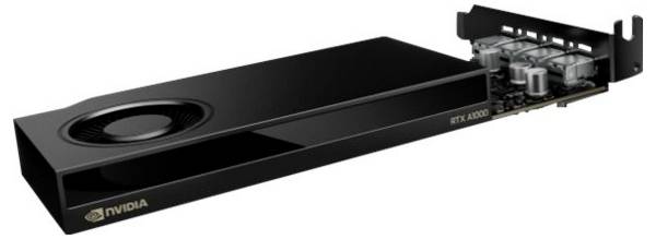 Nvidia grafická karta Nvidia RTX™ A1000   8 GB GDDR6-RAM  PCIe x8  mini DisplayPort nízký profil, Sopka