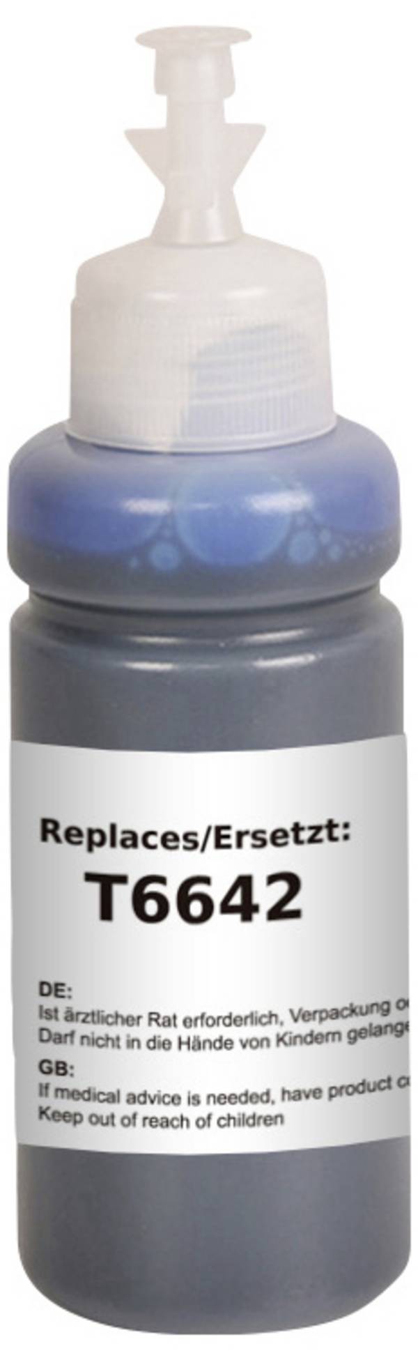 Renkforce Ink refill náhradní Epson T6642 kompatibilní  azurová 100 ml RF-EINKT6642C RF-6728548