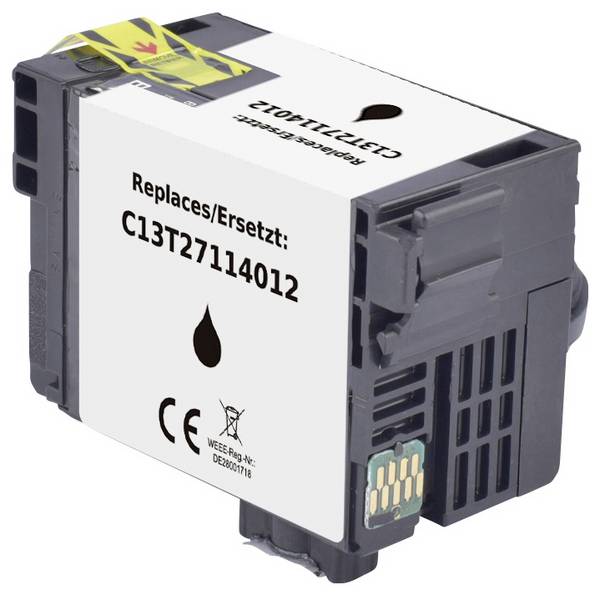 Renkforce Ink náhradní Epson T2711 27XL, C13T27114012 kompatibilní  černá RF-ET2711XLBK RF-6733166