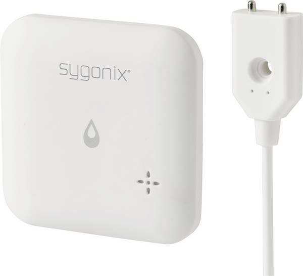 Sygonix SY-6735646  detektor úniku vody  Ovládání přes aplikaci, s interním senzorem, s externím senzorem na baterii