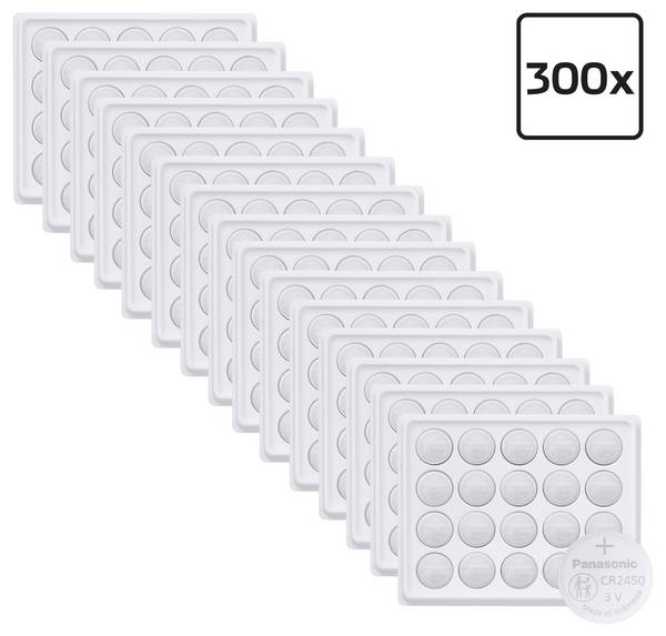 Panasonic knoflíkový článek CR 2450 3 V 300 ks 620 mAh lithiová CR2450