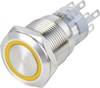 TRU COMPONENTS, TC-13471352 tlačítkový spínač antivandal, 20 mm, 250 V/AC, 3 A, 1 ks