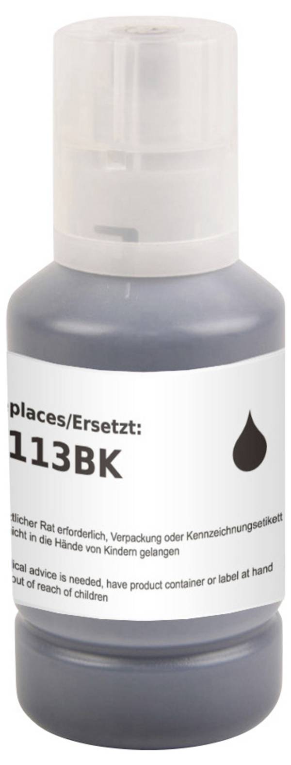 Renkforce Ink refill náhradní Epson 113 kompatibilní  černá 140 ml RF-EINK113BK RF-6736458