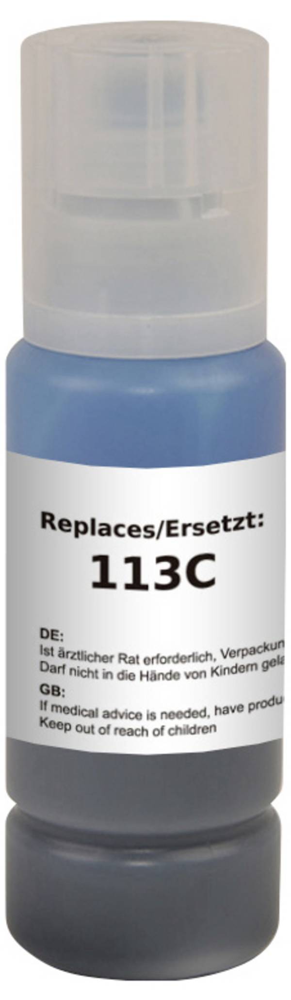 Renkforce Ink refill náhradní Epson 113 kompatibilní  azurová 70 ml RF-EINK113C RF-6736460