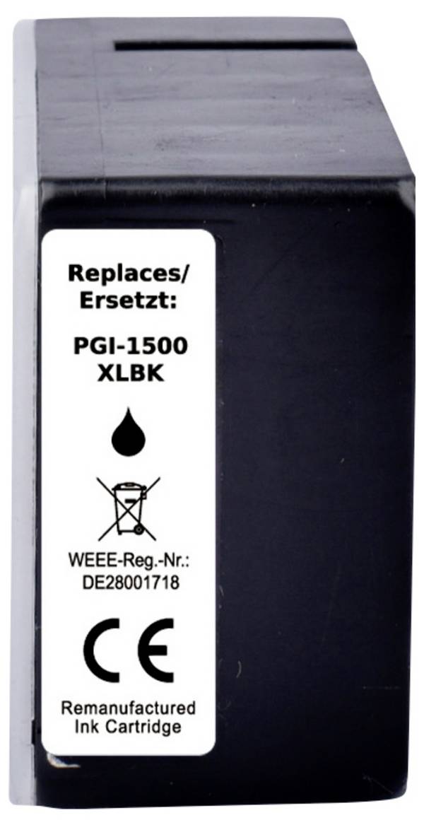 Renkforce Ink náhradní Canon PGI-1500BK XL kompatibilní  černá RF-CPGI1500XLBK RF-6736466