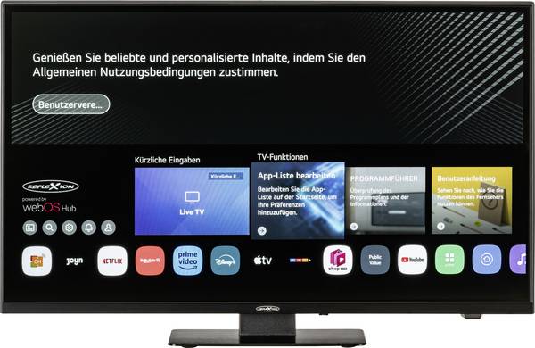 Reflexion LDDX24iBT_B LCD TV, 60 cm 24 palec, E (A - G), DVB-T2, DVB-C, DVB-S2, Full HD, Smart TV, WLAN, DVD-Player, CI+, černá