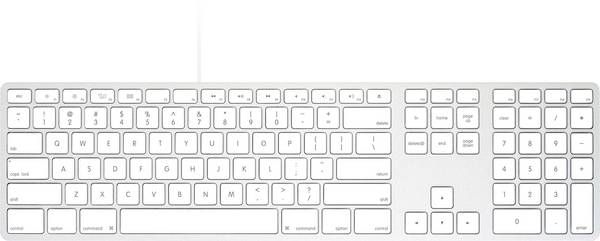 Matias FK318S Wired Aluminium Keyboard for Mac USB klávesnice US anglická, QWERTY, Mac stříbrná