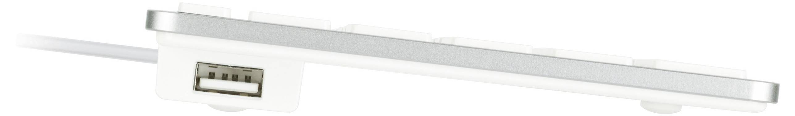Matias FK318S Wired Aluminium Keyboard for Mac USB klávesnice US anglická, QWERTY, Mac stříbrná-2