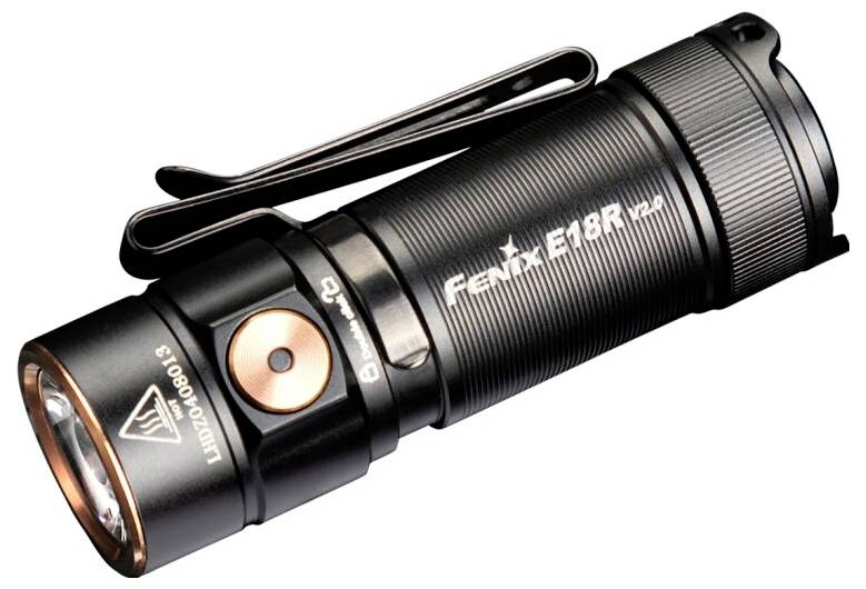 Fenix Light E18R V2.0 FEE18RV2 LED kapesní svítilna Li-Ion akumulátory nebo provoz na baterie 1200 lm 56 g-0
