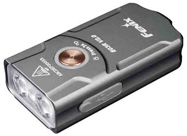 <br>  Fenix Light<br>  E03R V2.0<br>  FEE03RV2-Grau<br>  LED<br>  kapesní svítilna<br>  <br>  napájeno akumulátorem<br>  500 lm<br>  30 h<br>  30 g<br>