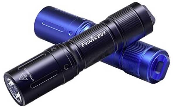 Fenix Light E01 V2.0 FEE01V2-Schwarz LED kapesní svítilna na baterii 100 lm 23 h 13 g-0